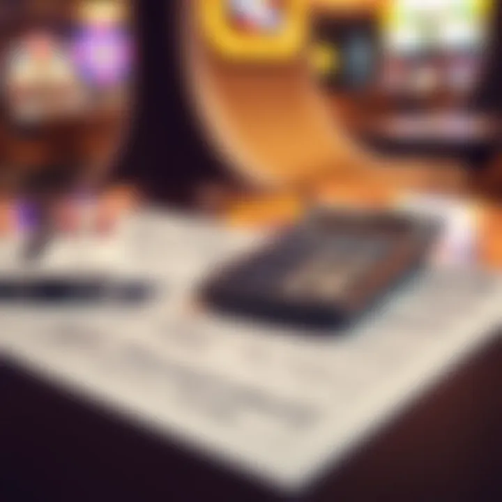 Tax Implications of Gambling Wins A calculator and tax documents on a table