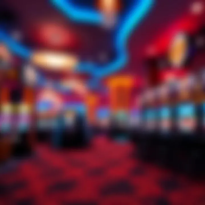 Exciting gaming floor at Hard Rock Casino