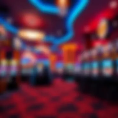 Thrilling Gaming Atmosphere Exciting gaming floor at Hard Rock Casino