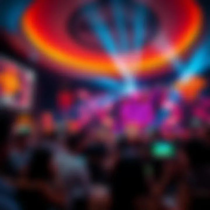 Live entertainment performance at Hard Rock Casino