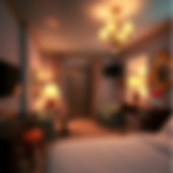 Unique Decor in a Hidden Gem Hotel Cozy room with unique decor at an off-the-beaten-path hotel