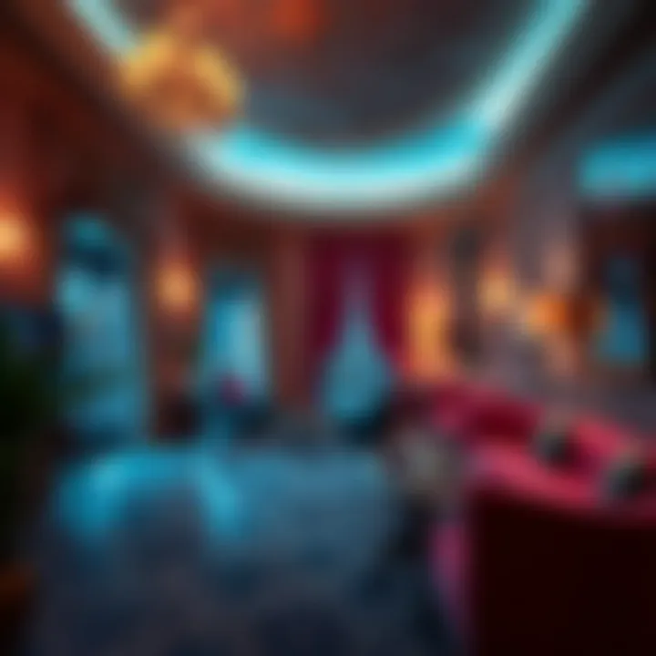 Charming Boutique Hotel in Las Vegas Elegant interior of a boutique hotel in Las Vegas