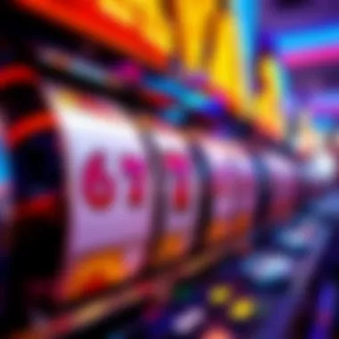 The Euphoria of Winning Big Close-up of winning symbols on a high limit slot screen
