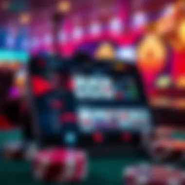 User Interface of Poker Betting App User interface of a popular poker betting app