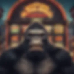 Visual representation of King Kong Cash slot game interface