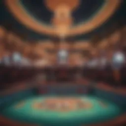 Illuminating the vibrant gaming floor of Las Atlantis Casino