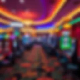 Inside view of Legends Casino showcasing the gaming floor