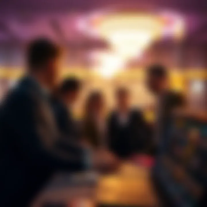 Collaboration at Legends Casino Diverse team collaborating in a modern office space at Legends Casino