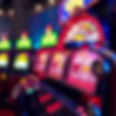 Exciting Jackpot Win Close-up of a jackpot win on a slot machine