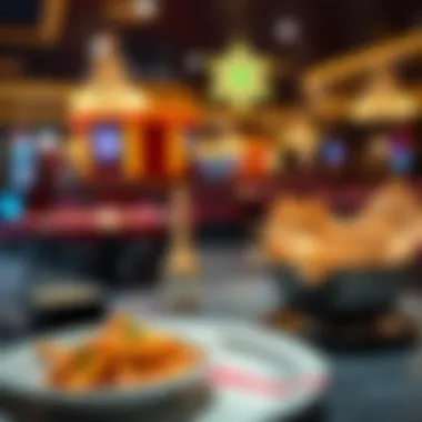 Delicious dining options available at the casino