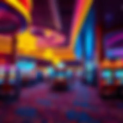 Interior view of Lucky Star Casino showcasing the gaming floor