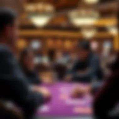 Engagement in Poker Gameplay Players engaged in a poker game