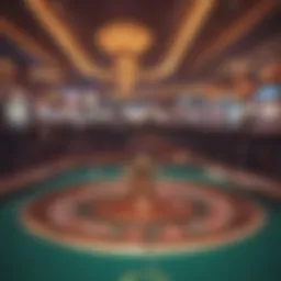 Vibrant casino floor showcasing exciting gaming options