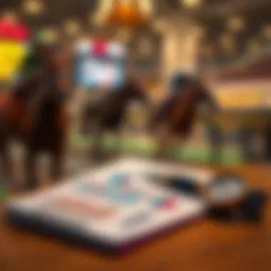 Analyzing Horse Racing Statistics A strategic analysis of horse racing statistics on a notepad