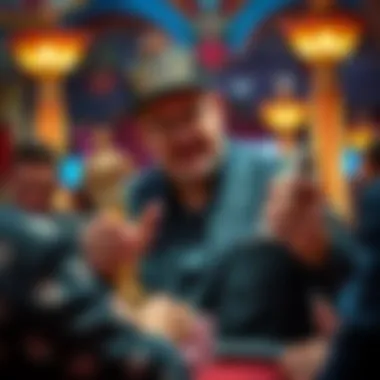 Celebrating Phil Hellmuth's Achievements Phil Hellmuth receiving a prestigious poker award