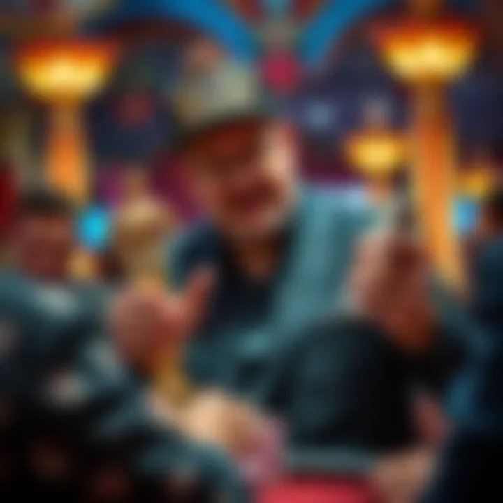 Celebrating Phil Hellmuth's Achievements Phil Hellmuth receiving a prestigious poker award