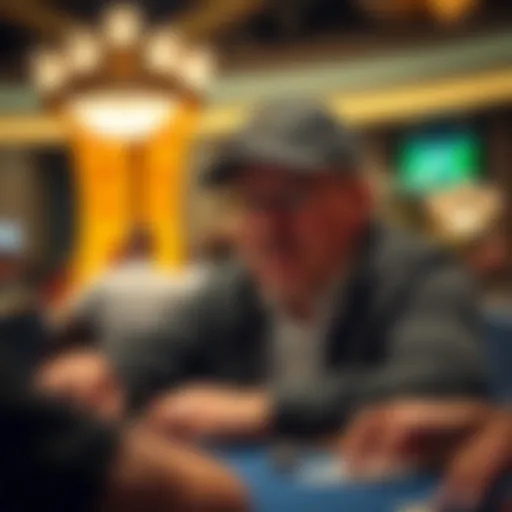 Phil Hellmuth in Action Phil Hellmuth during a major poker tournament