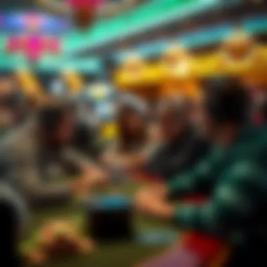 Strategic Gameplay in House of Fun Players strategizing in an online casino environment