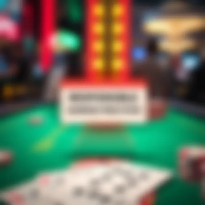 A responsible gaming message within the context of card counting