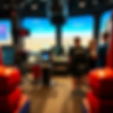 Technological setup behind the flight simulation at Soarin' Las Vegas