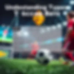 A detailed chart showing various types of soccer bets