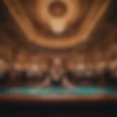 A captivating performance on stage at Palazzo, highlighting the artistic excellence
