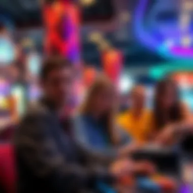 Collaborative Work Culture at Spokane Tribe Casino Team members collaborating in a vibrant work environment