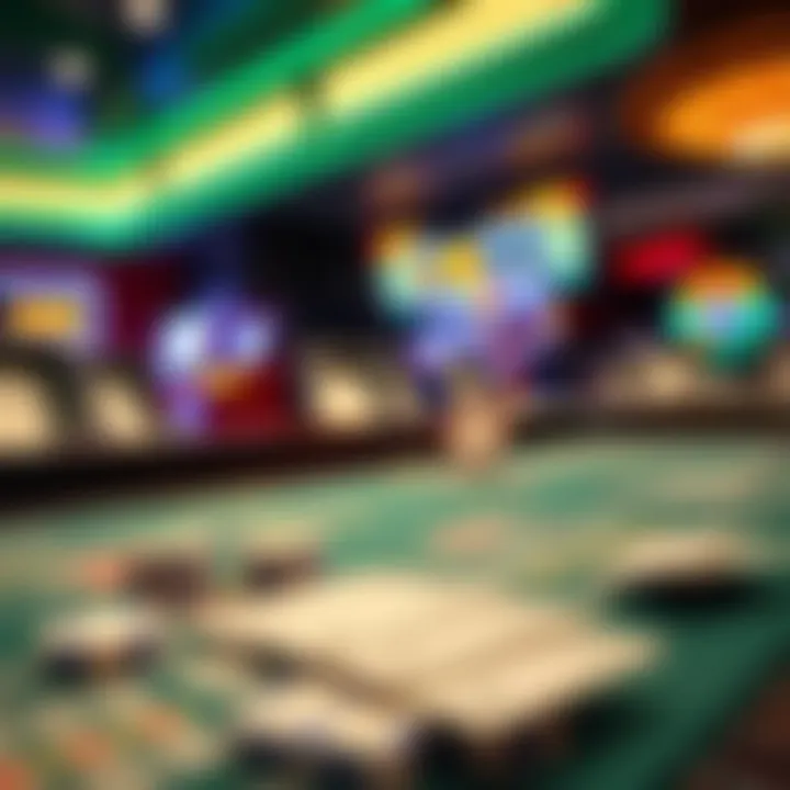 A strategic layout showcasing various betting options in craps
