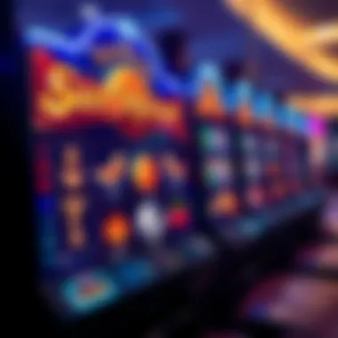 A detailed layout of the Sun Moon Slots game interface highlighting its unique features.