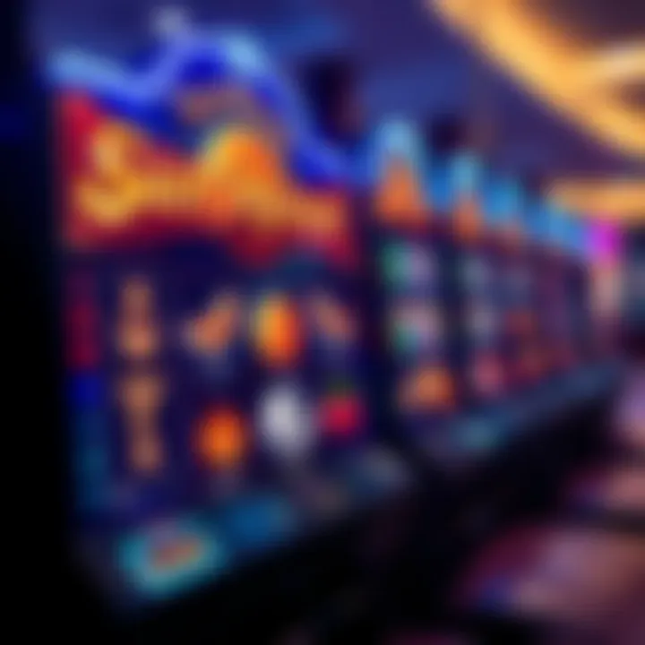 A detailed layout of the Sun Moon Slots game interface highlighting its unique features.