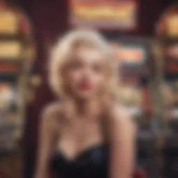 Marilyn Monroe slot machine design featuring iconic imagery