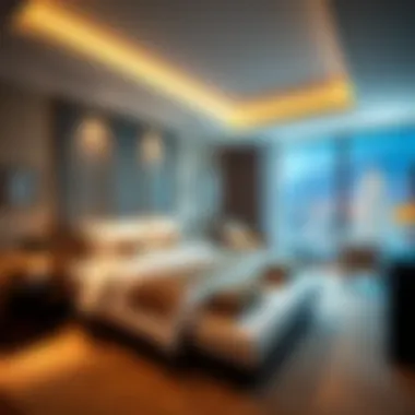 Elegant Guest Room Design Modern guest room showcasing elegant design and amenities
