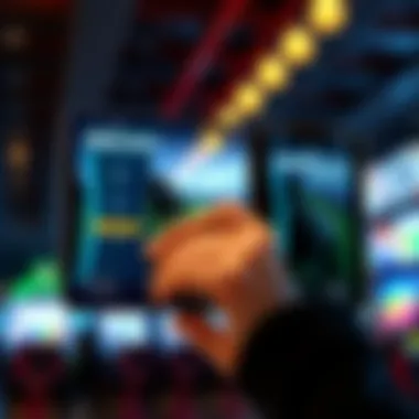 A digital interface showcasing a horse racing application