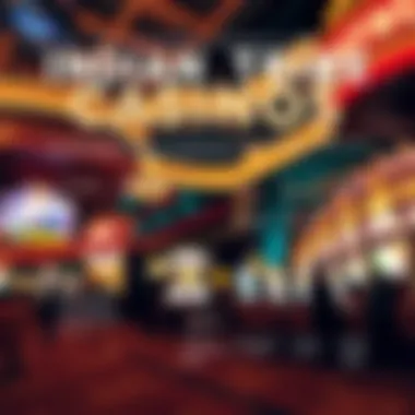 An infographic illustrating the economic impact of Indian tribe casinos on local communities