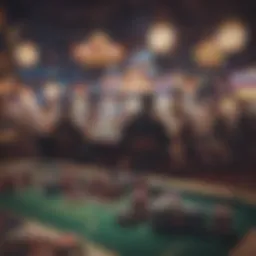 A visualization of the online gambling landscape showcasing various platforms.