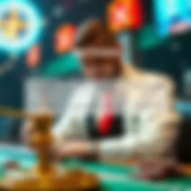 Legal Framework for Bookies Graphic showing legal considerations in the bookmaking profession