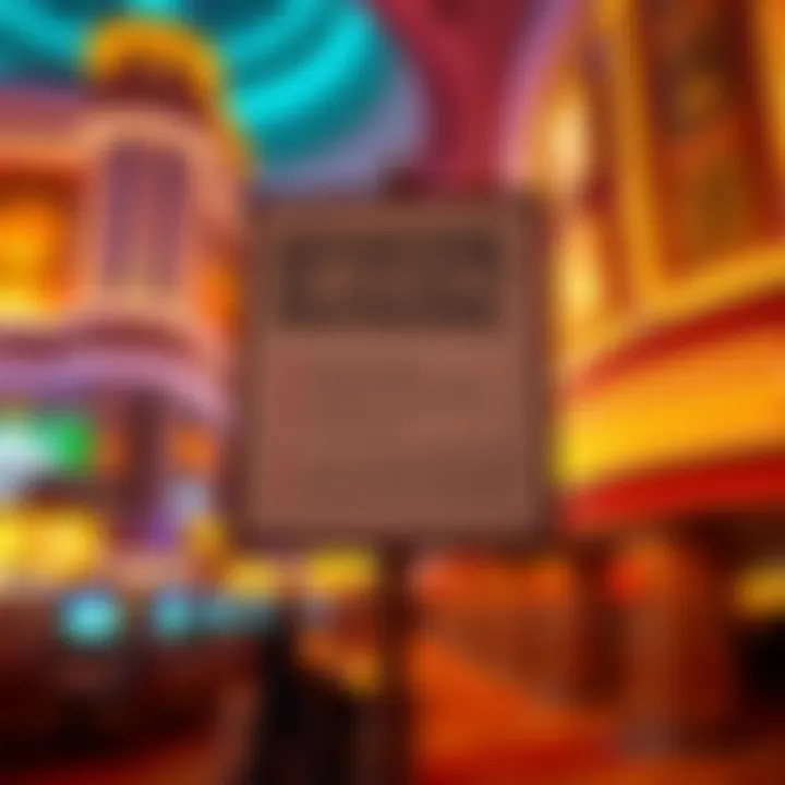 Sign representing loyalty program benefits at a hotel