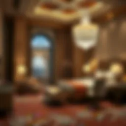 Elegant Venetian hotel room showcasing luxury decor