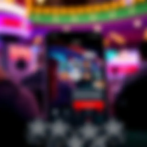 Visual representation of the new WSOP app interface