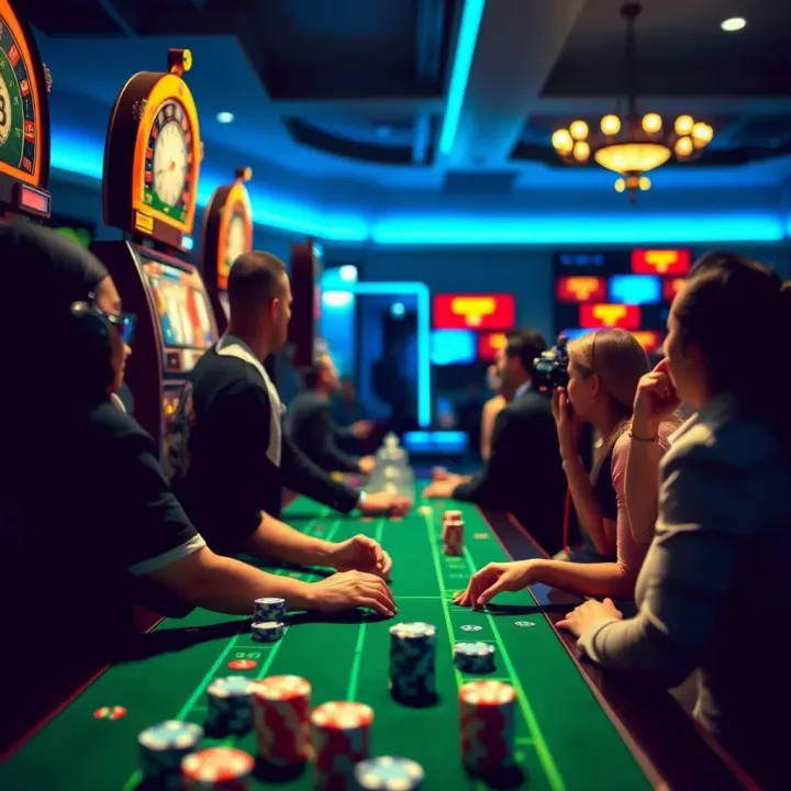 Promotional materials displayed at the sportsbook